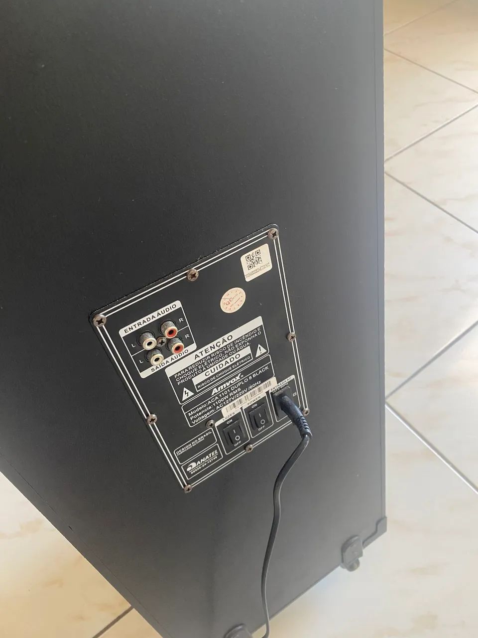 Vendo caixa de som nova 1100W !  - Foto 4