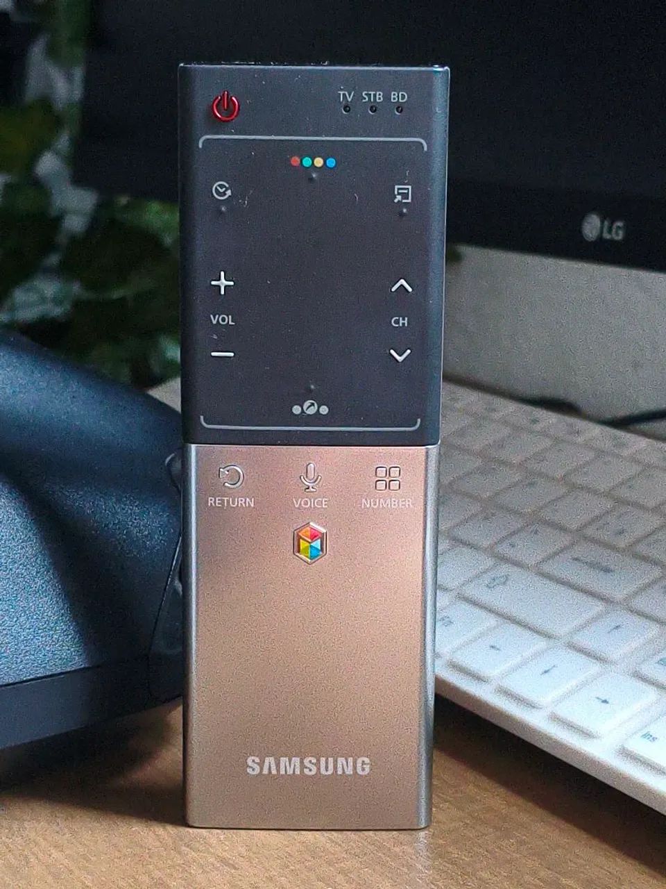 Controle Remoto Samsung Smart Touch Original - Modelo RMCTPE1 (Com Voz)