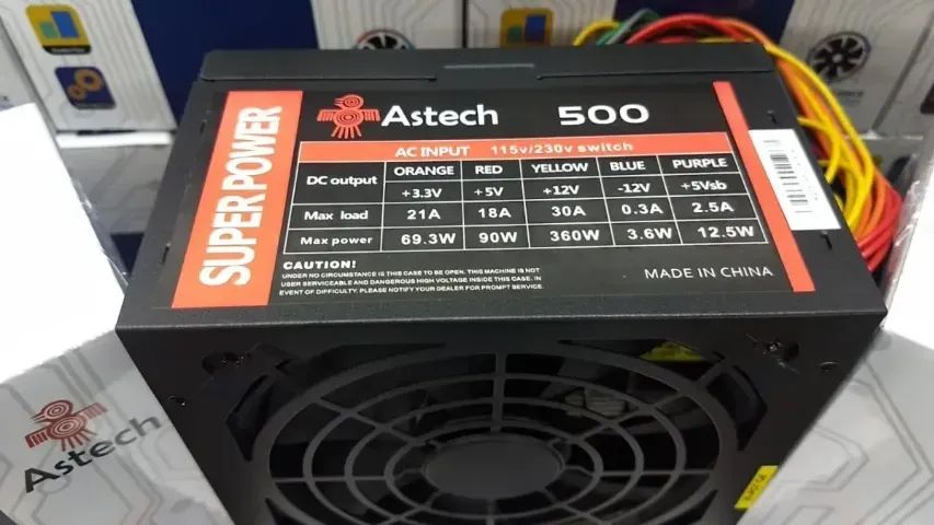 Fonte pc 500 watts Astech  - Foto 2