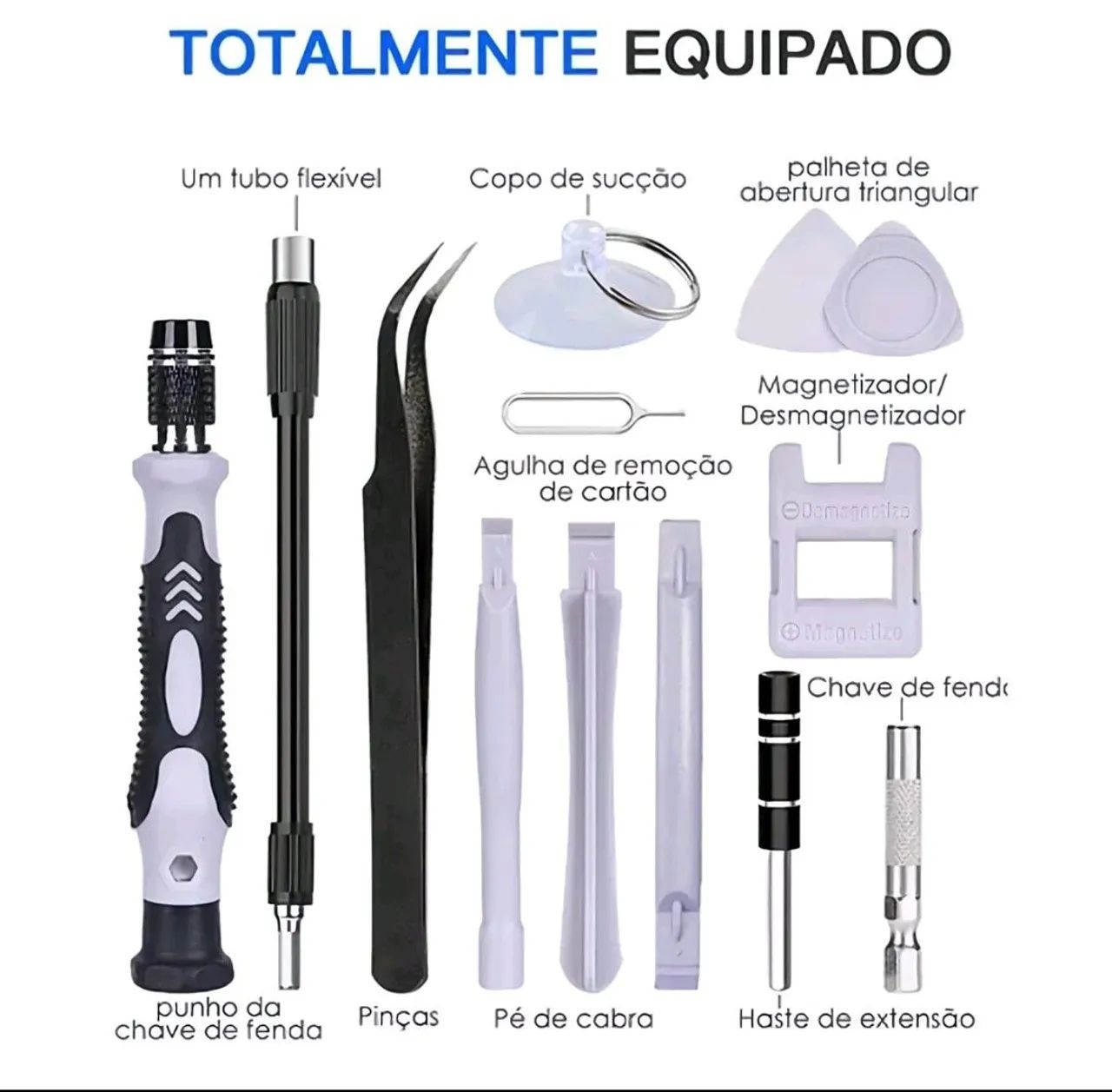 Kit ferramenta 115 peças mini para celular, Tablet e  notebooks  - Foto 2
