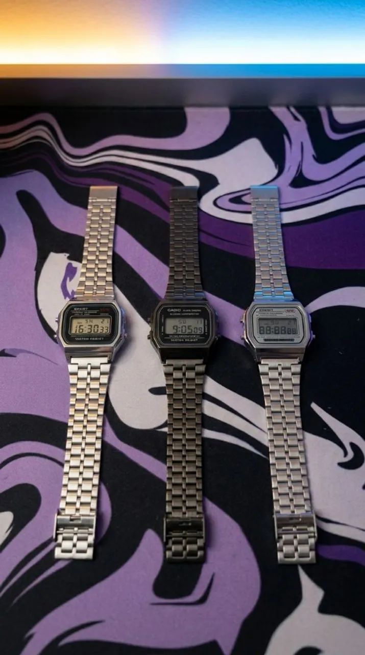 Relógio digital Casio resistente à água  - Foto 2