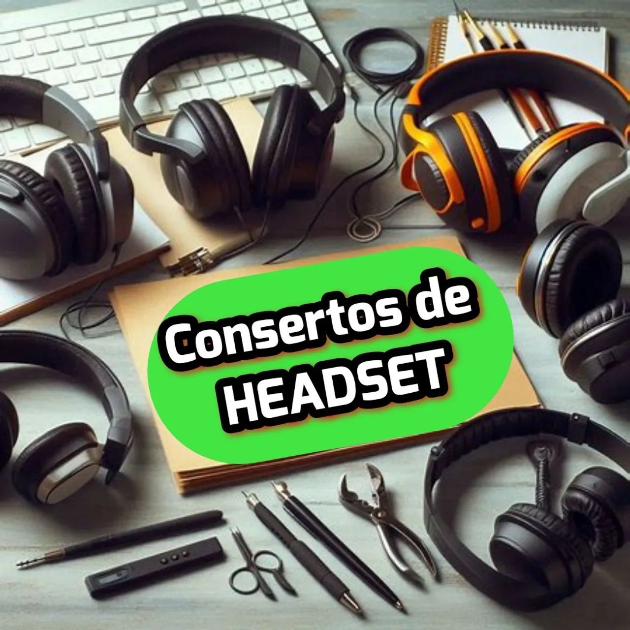 Consertos de HEADSETS e FONES DE OUVIDOS