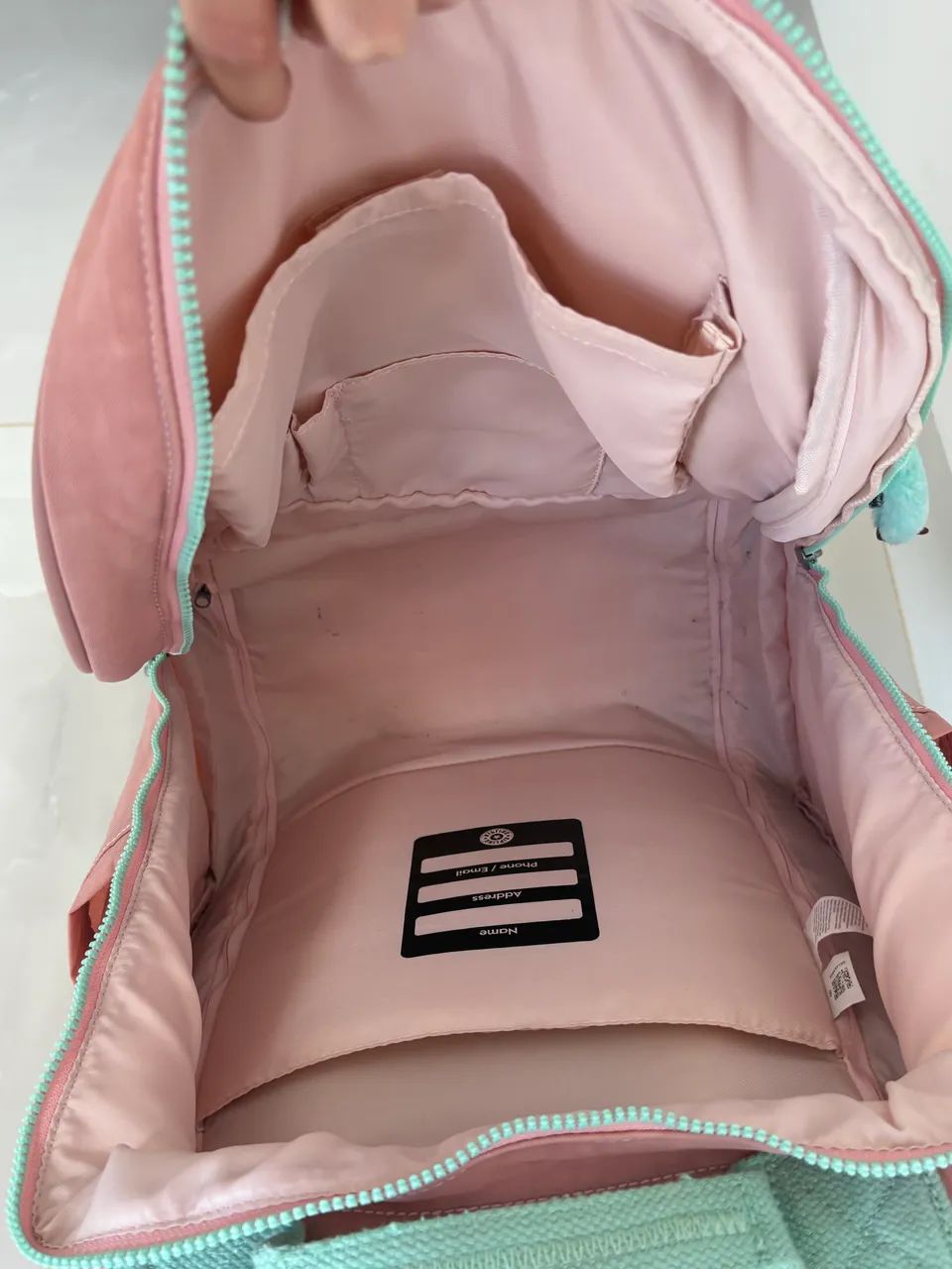 Mochila de rodinha da kipling original rosa  - Foto 3