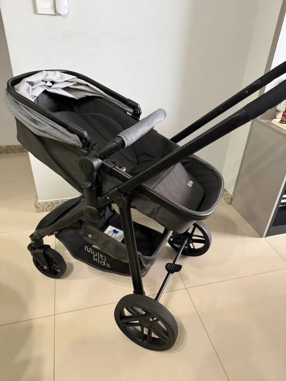 Carrinho de bebê MULTIKIDS beyond com berço Moisés  - Foto 3