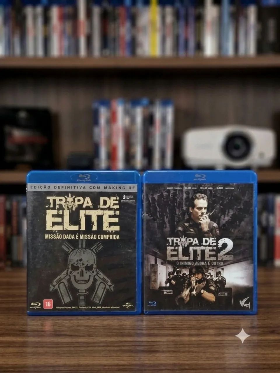 Duologia Tropa de Elite 1 e 2 Bluray