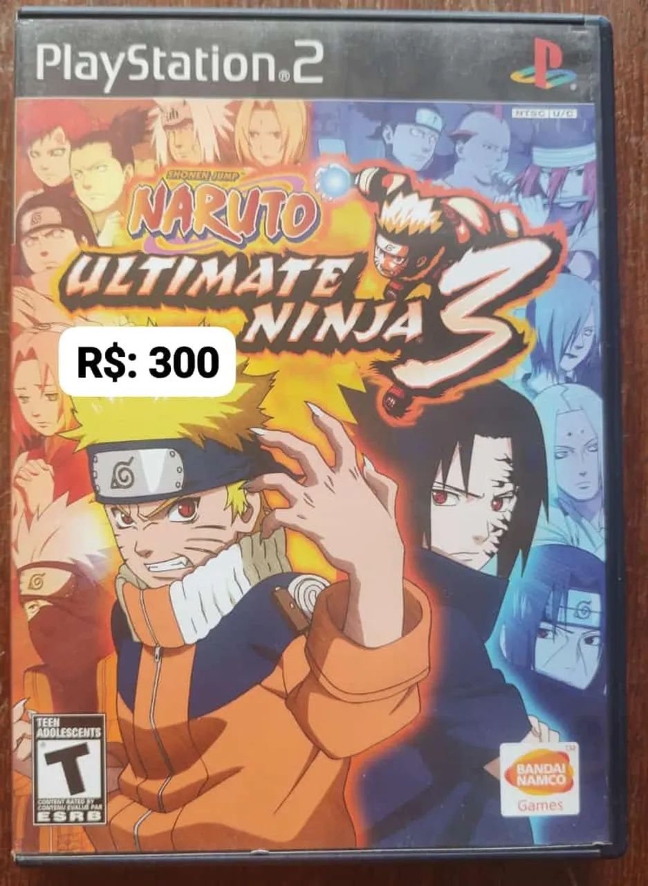 Naruto Ultimate Ninja 3 = R$: 300