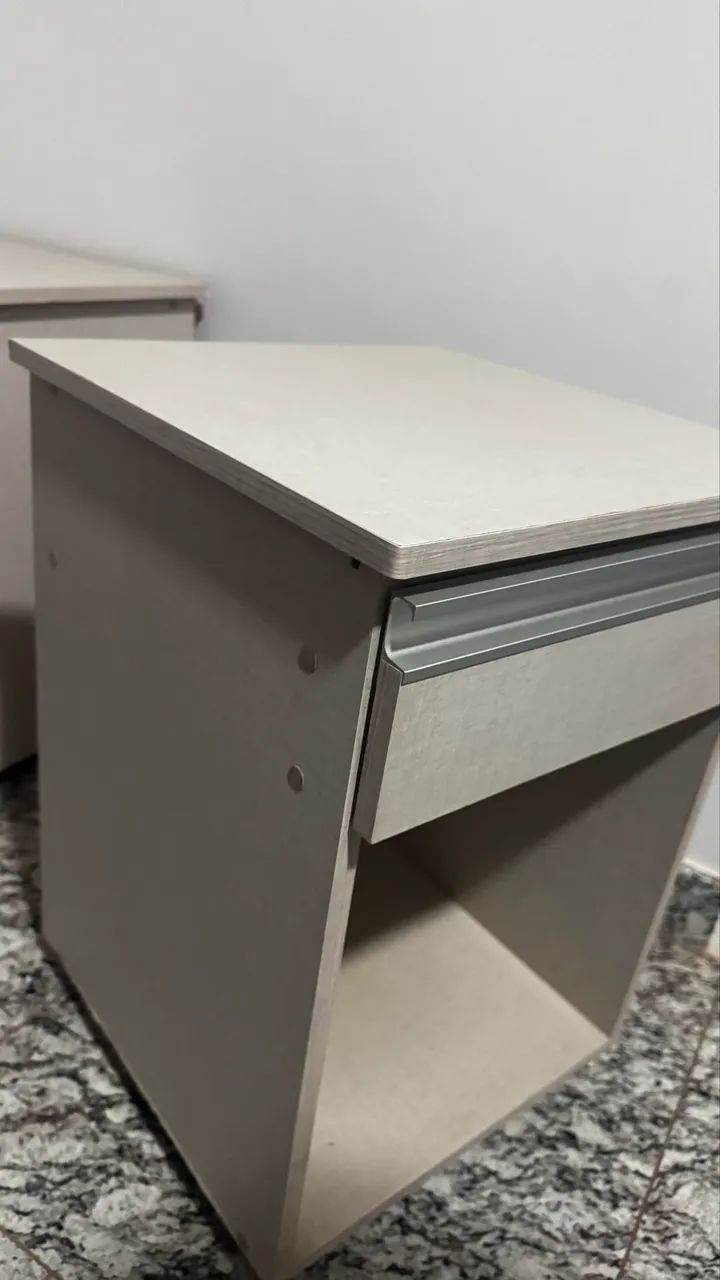 Mesa de cabeceira acabamento Linho - Foto 2