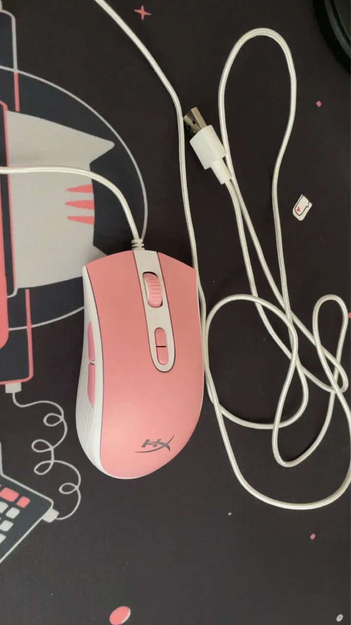 Mouse gamer hyperx pulsefire core rosa - Foto 2