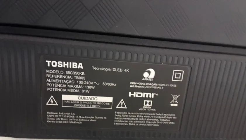 TV 55 POLEGADAS - SEMP TOSHIBA - Foto 2