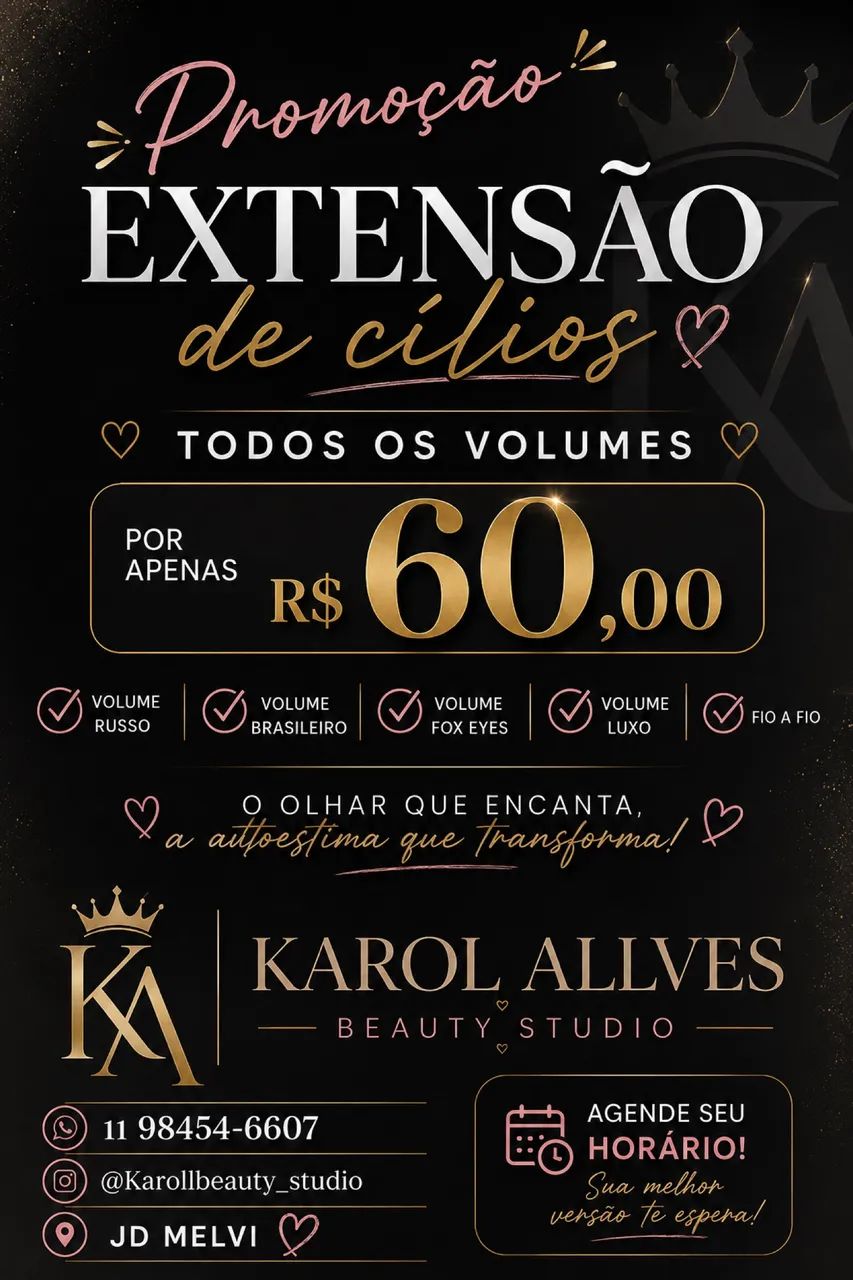 Extensão de cílios 