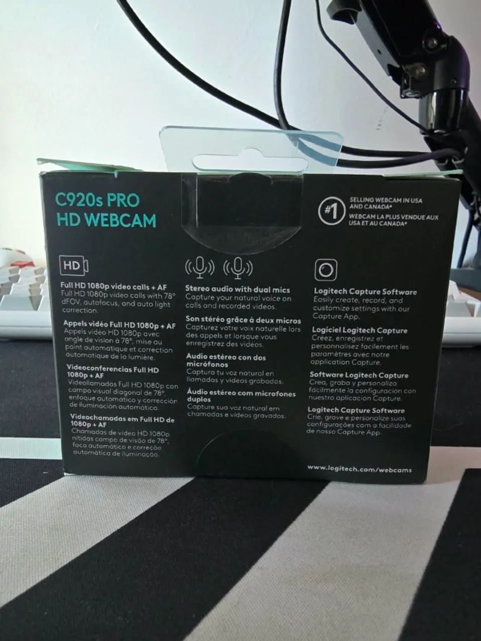 Webcam Full HD Logitech C920s Pro - Foto 3