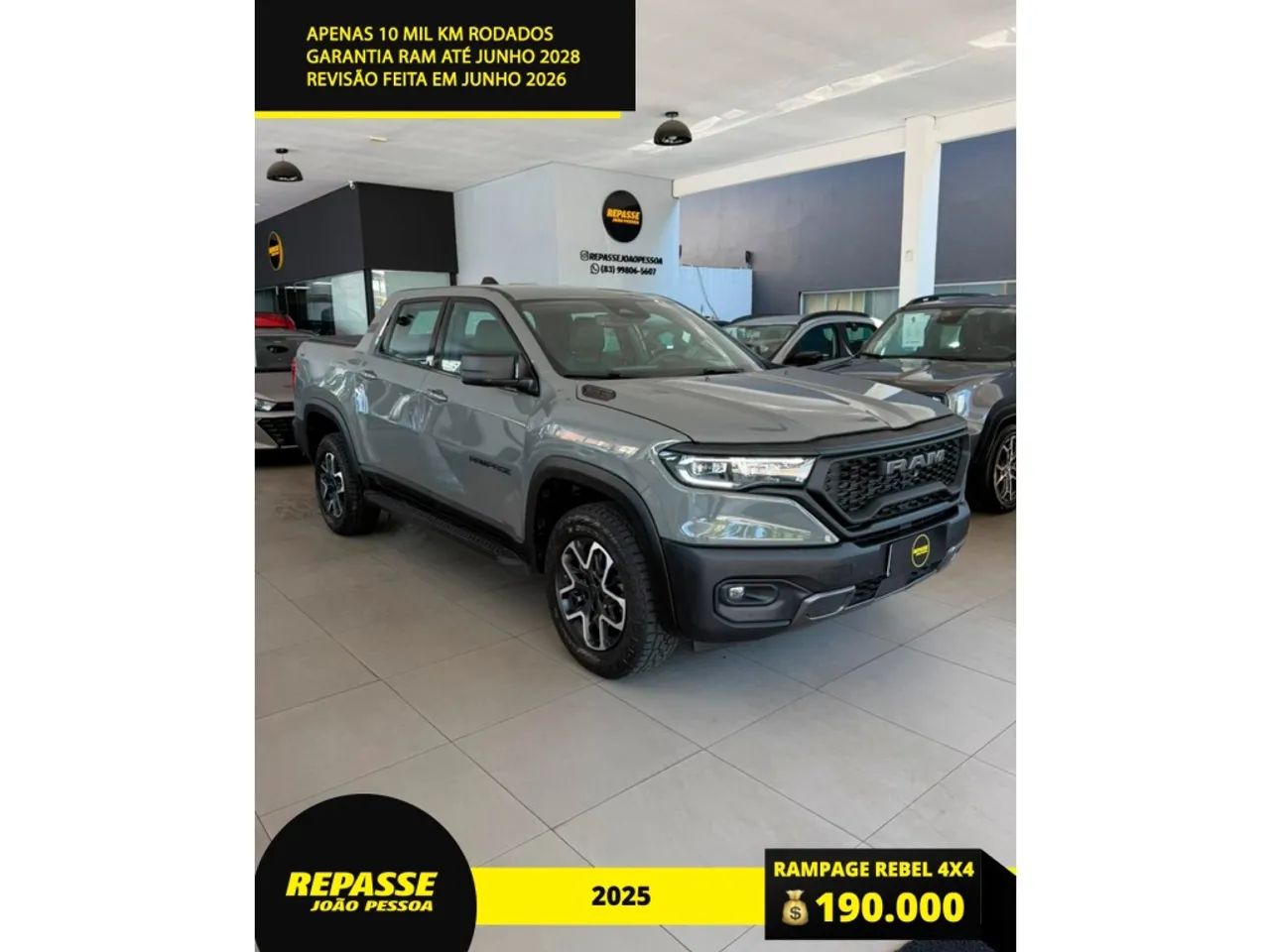Ram Rampage REBEL 2.2 TB CD 4X4 DIESEL AUT. 2025