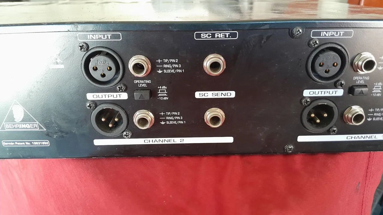 Compressor Behringer tube composer T 1952 - Foto 4