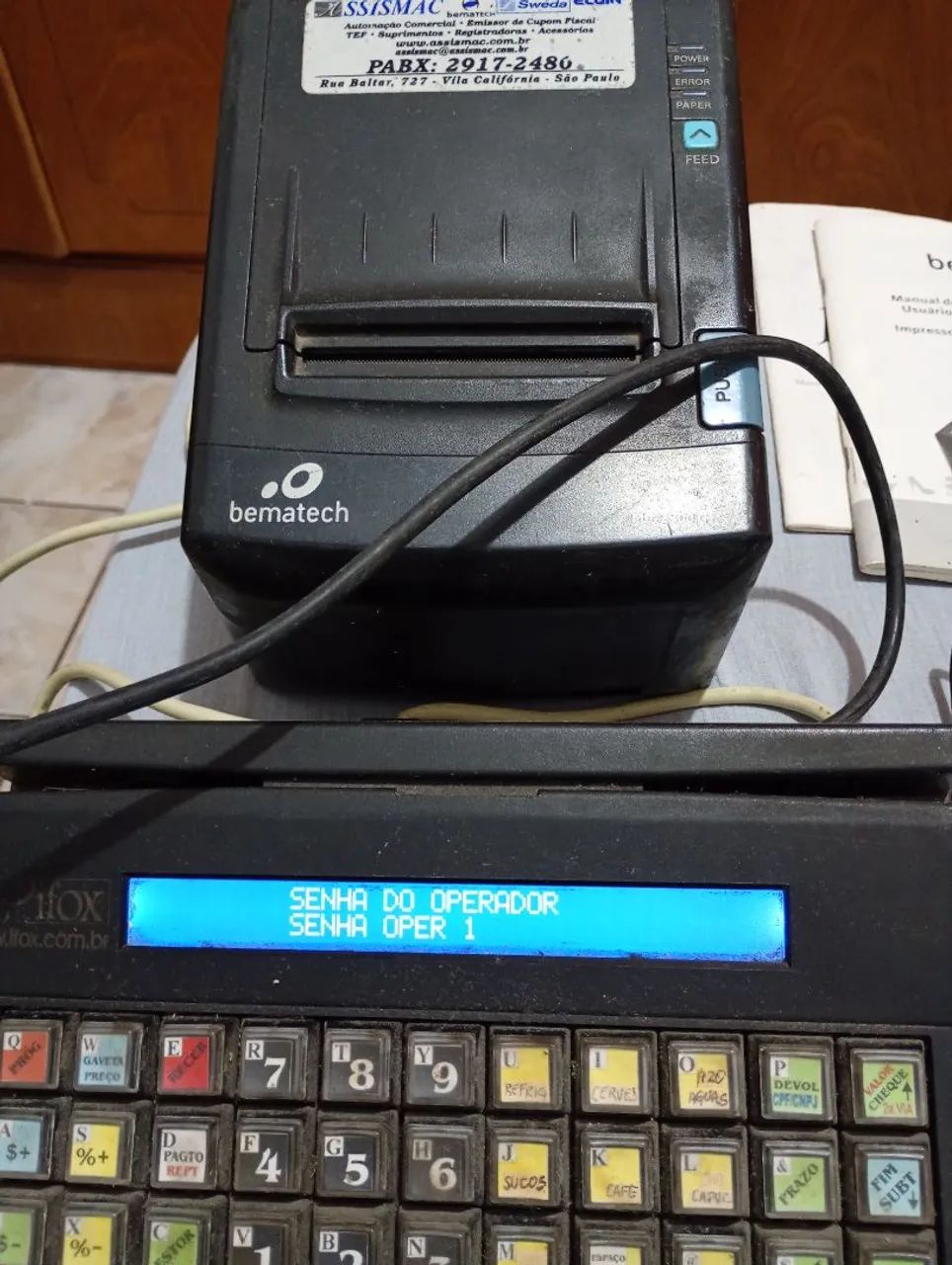 IMPRESSORA E TECLADO PARA ESTACIONAMENTO  - Foto 3