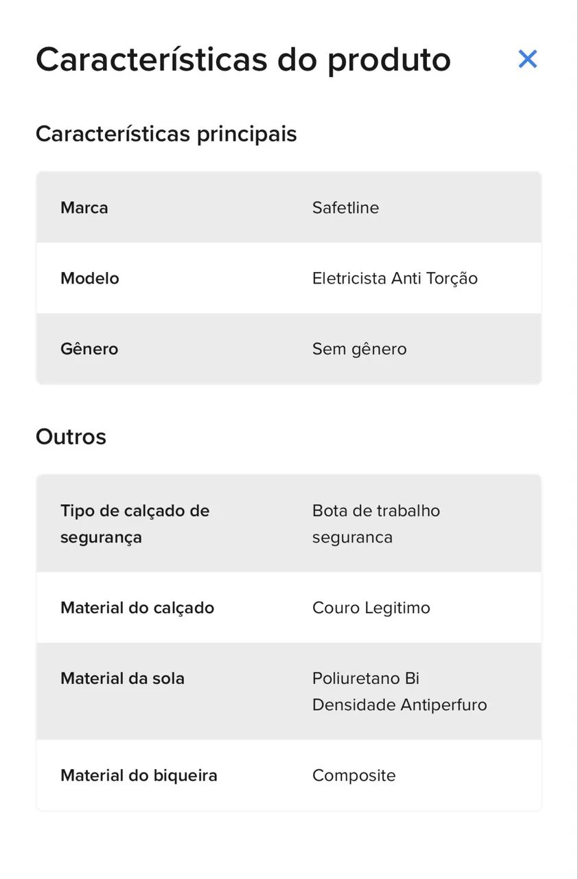 Bota bico composite anti torção Safetline - Foto 3