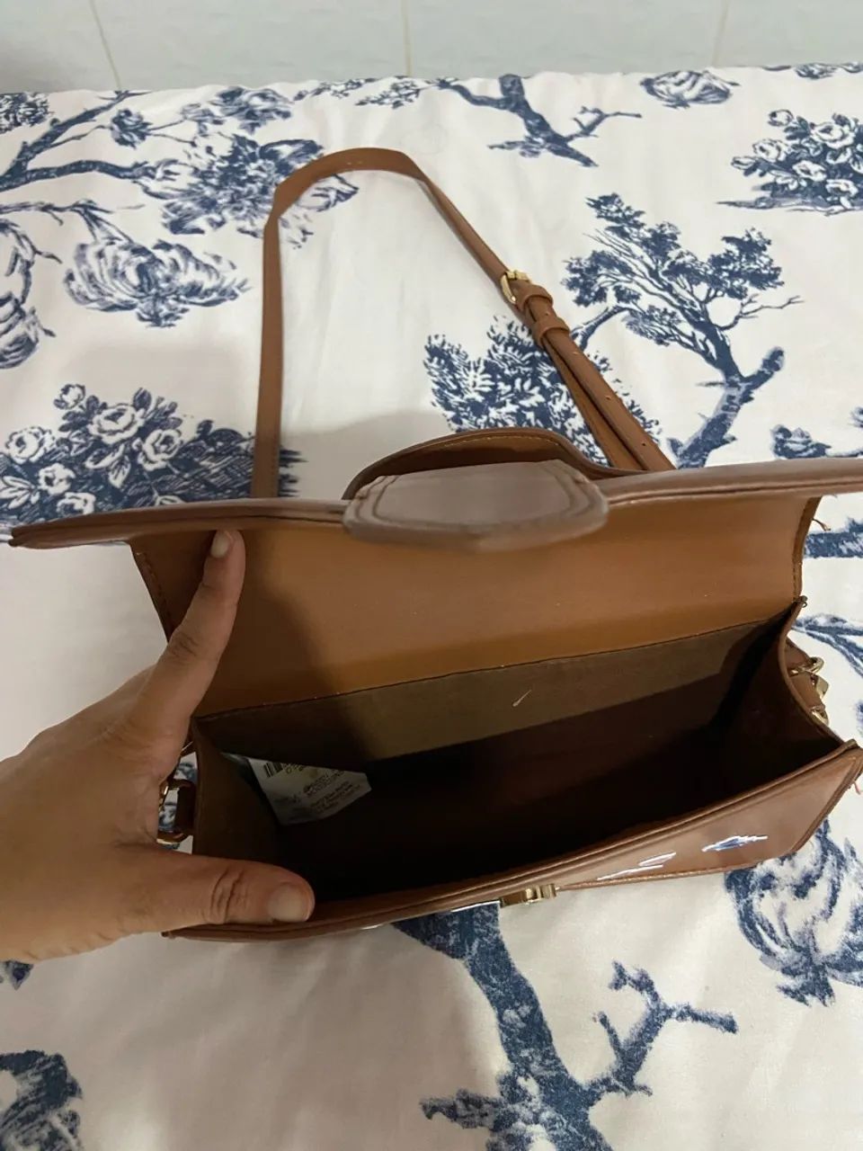 Bolsa pequena marrom  - Foto 3