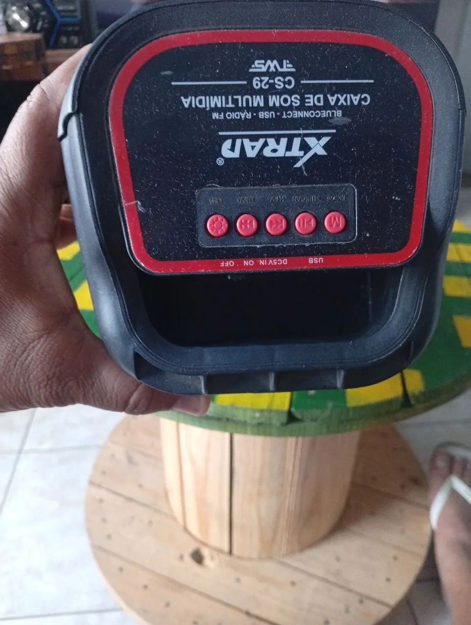 Caixa de som com bluetooth. - Foto 4