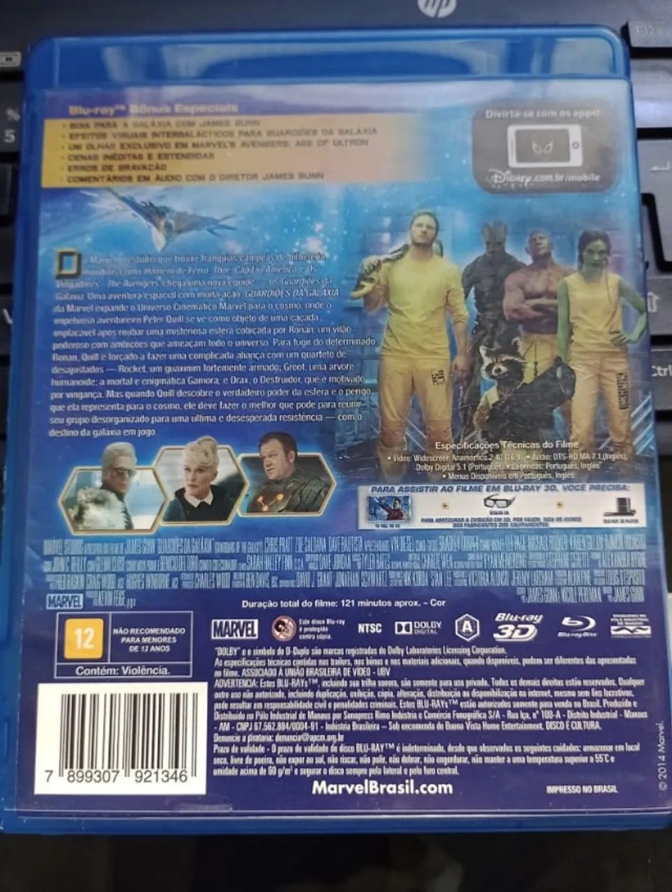 Marvel Guardiões da Galáxia Blu-Ray 3D + Guardiões da Galáxia Blu-Ray - Foto 4