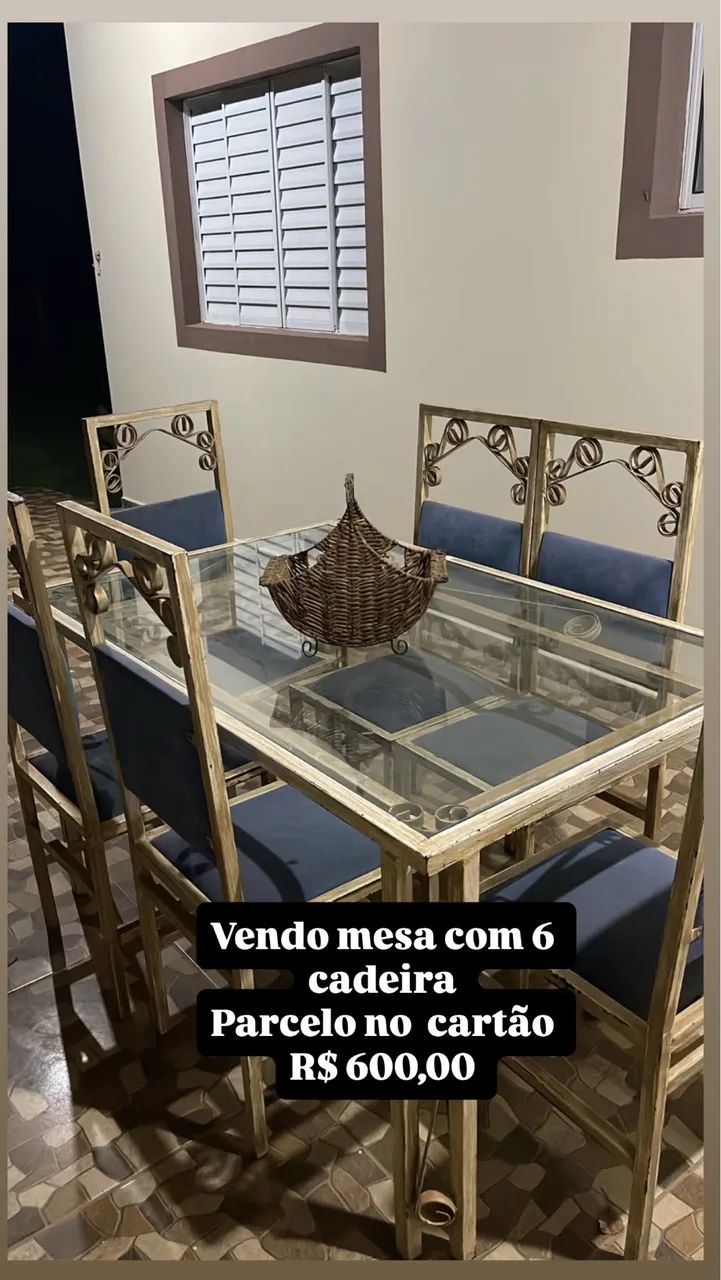 Mesa de vidro 