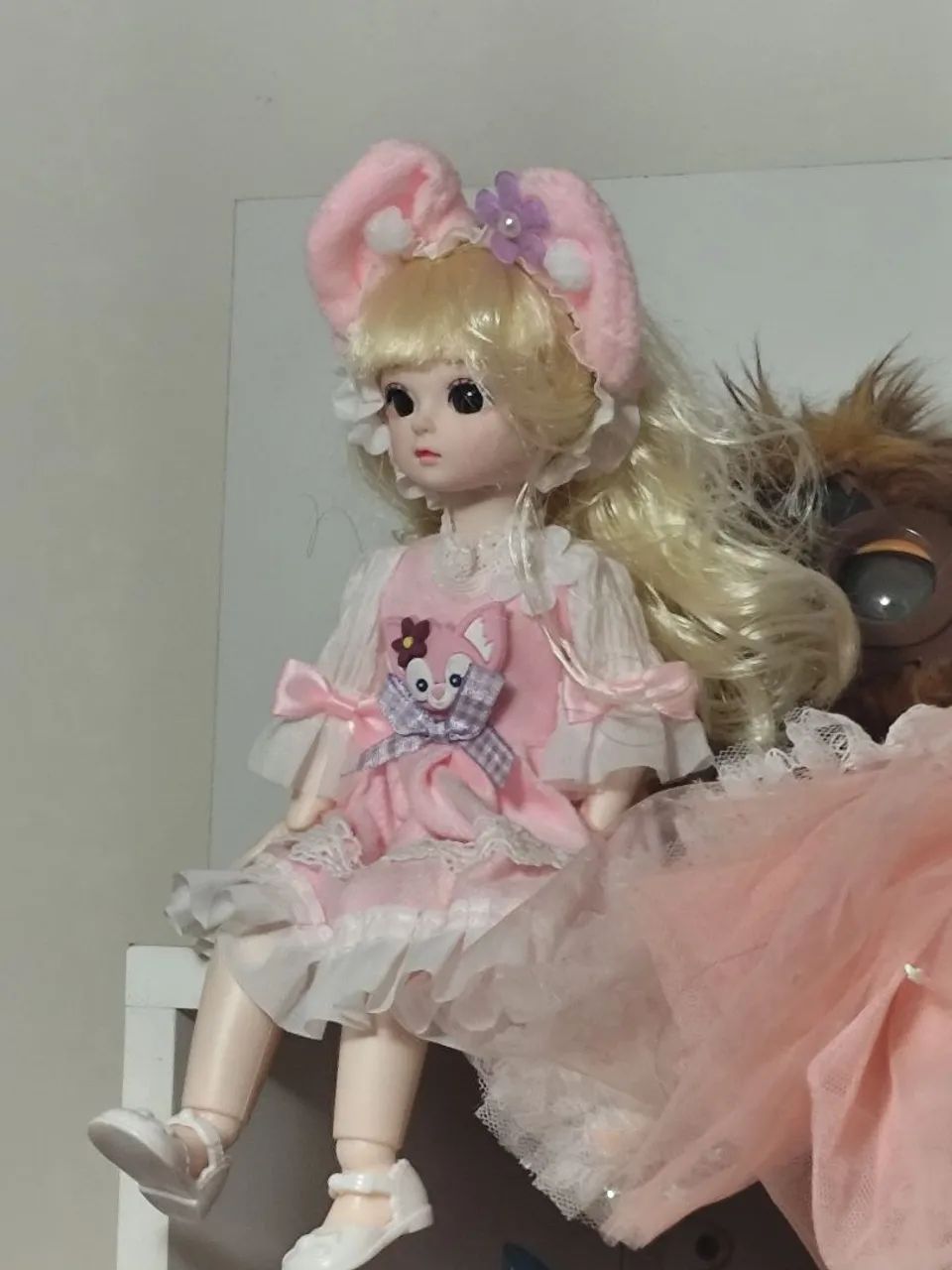 boneca chinesa loira