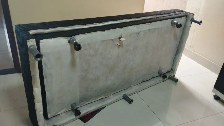 Base de cama com auxiliar solteiro  - Foto 4