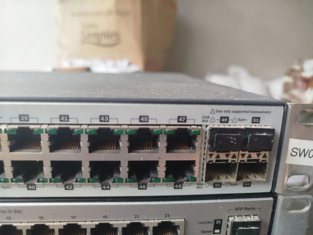 Switch Gerenciável 48 52portas Hp1820 48g  j9981A hewlett packard enterprise - Foto 3