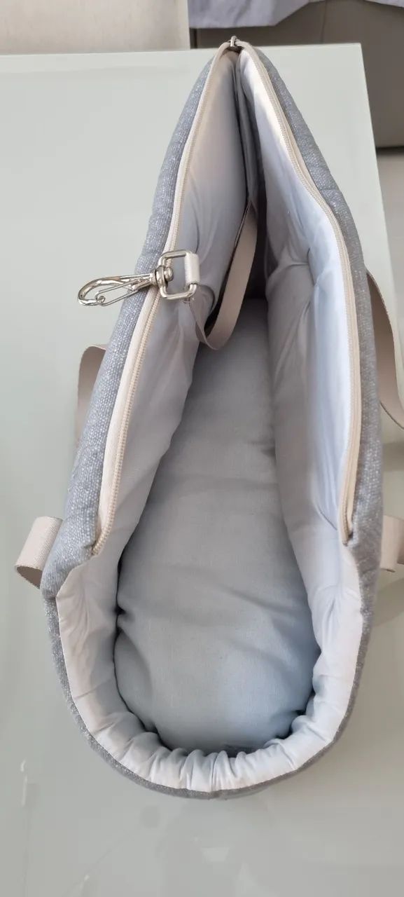 Bolsa para transporte de Pet porte pequeno - marca: Bonito pra cachorro.  - Foto 2