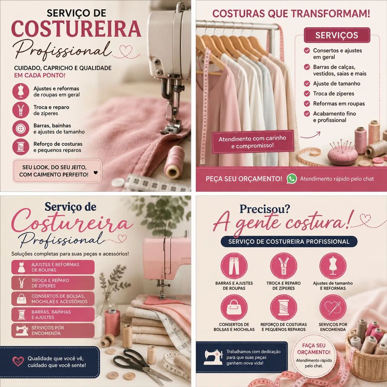 Costureira Profissional em Castanhal - Consertos, Ajustes e Reformas - Foto 2