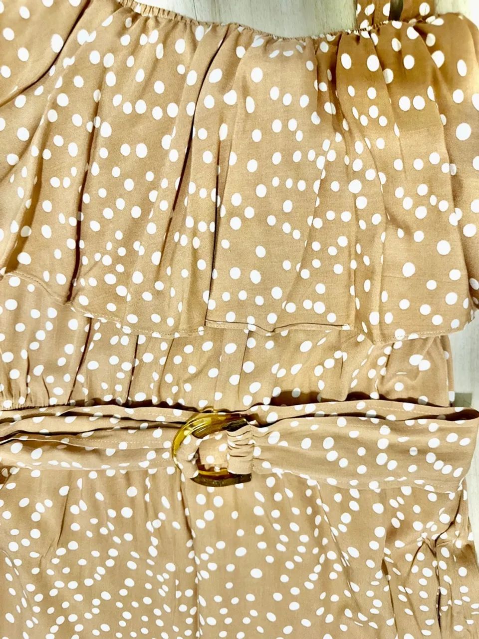 Vestido midi com faixa - Foto 4