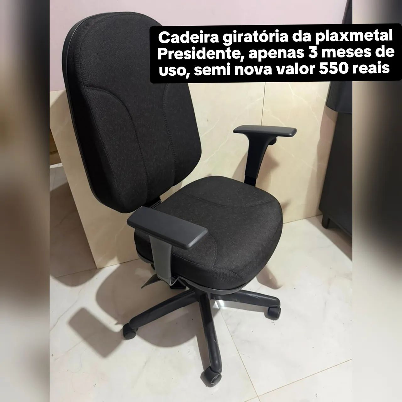 Cadeira giratória estilo empresarial 