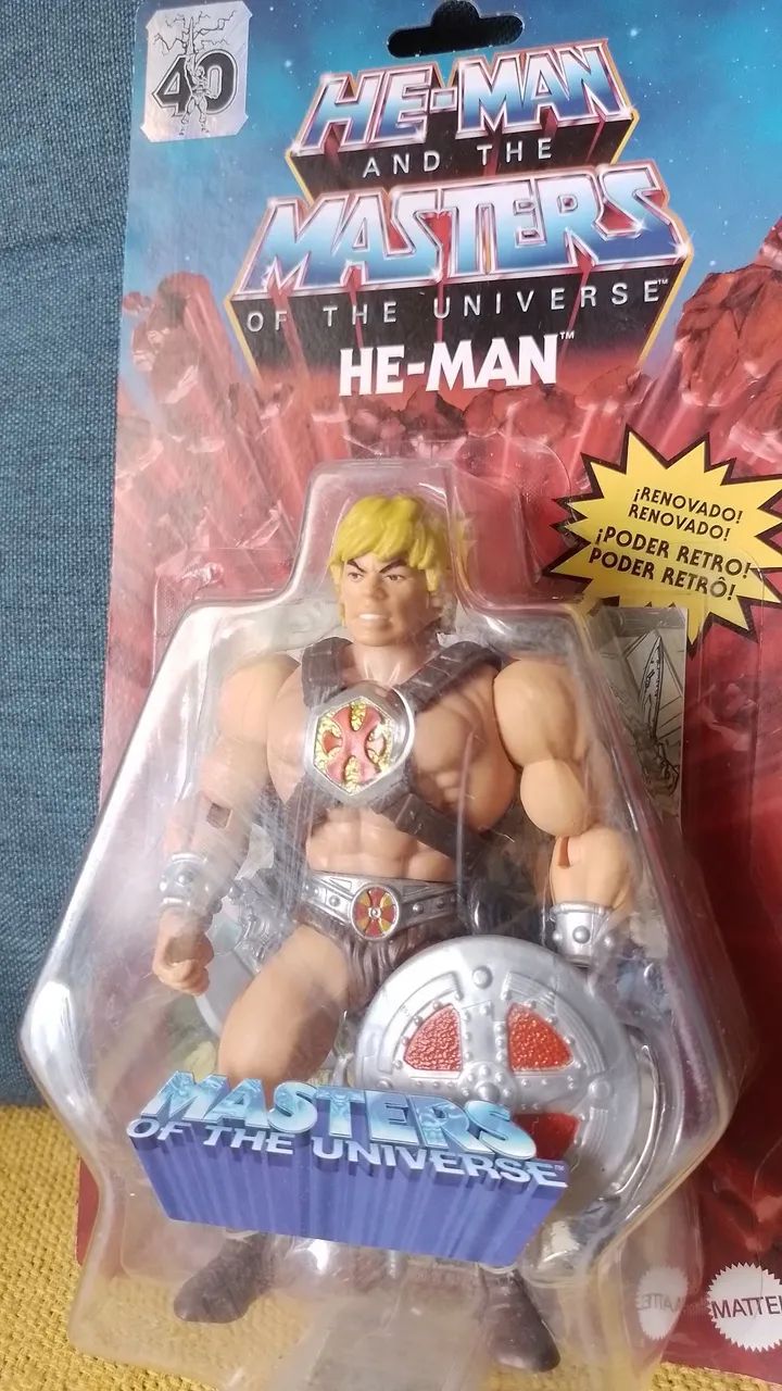 Boneco Masters Of The Universe He-Man Edição 40 anos - Foto 3