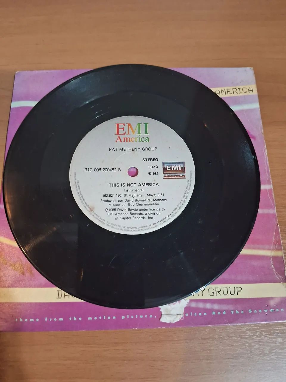 David Bowie/Pat Metheny Group - This is Not America  - vinil comoacto - Foto 4