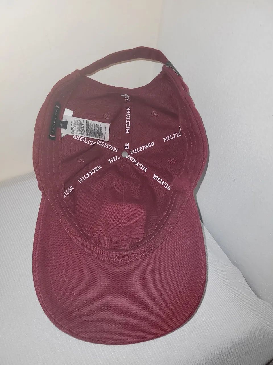 Boné Tommy Hilfiger Original Vermelho/Marsala Ajustável - Foto 5