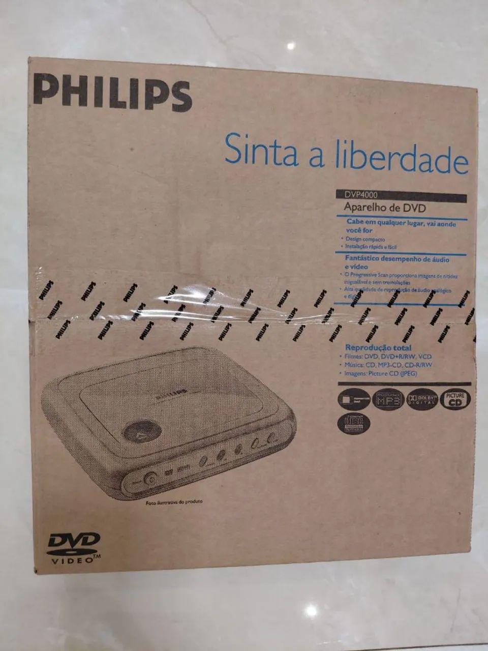 Aparelho de DVD Philips DVP4000 LACRADO DE FÁBRICA