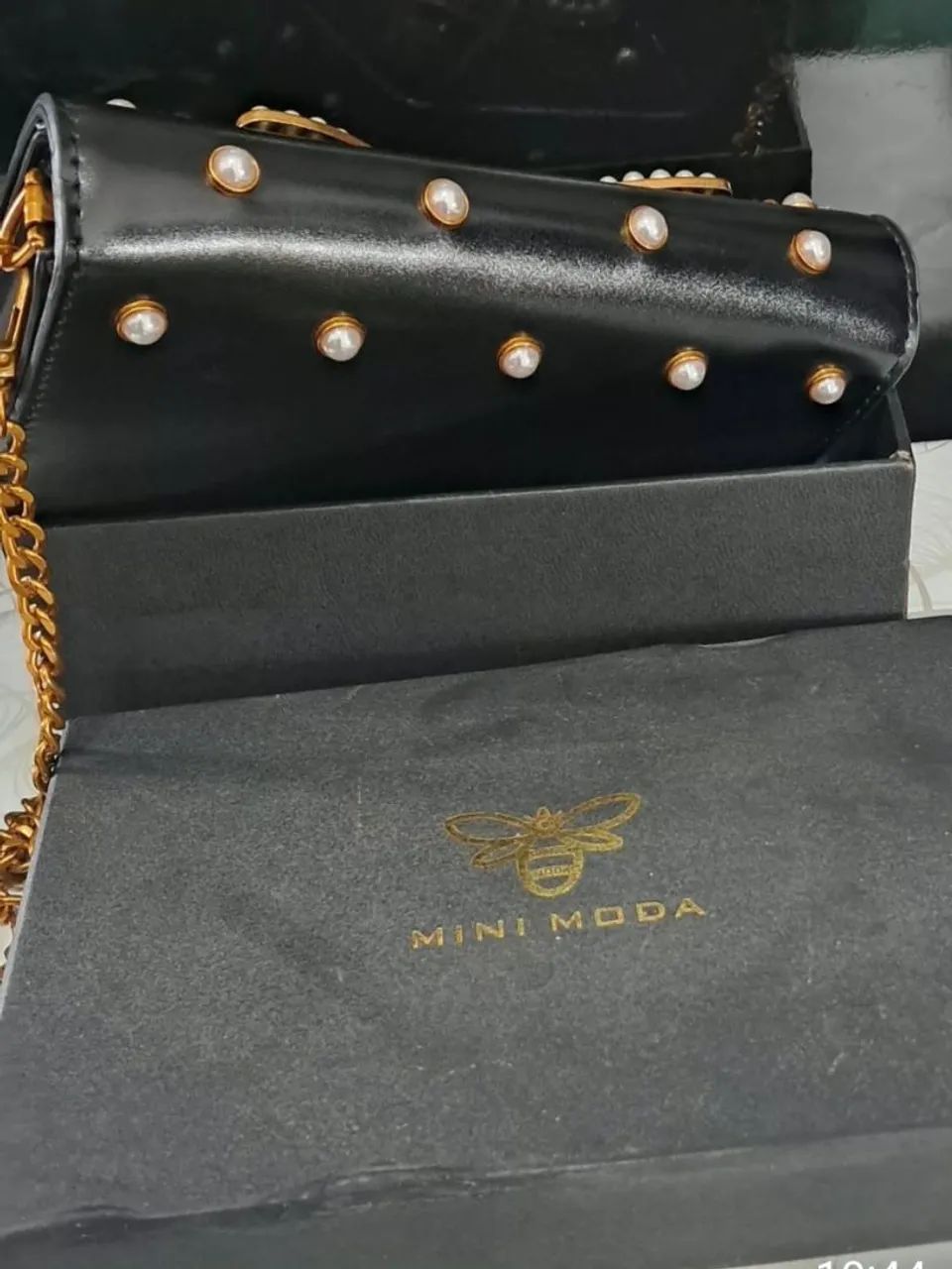 BOLSA ABELHA COM CORRENTE  - Foto 4
