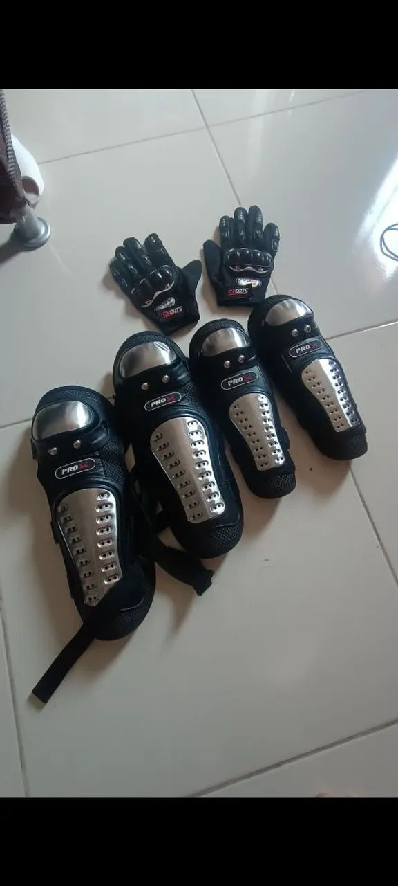 Motoqueiro kit proteção 