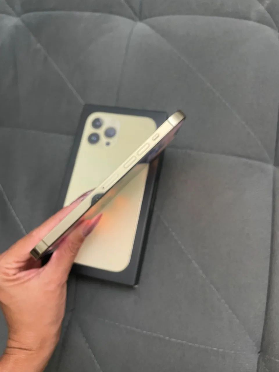 IPHONE 13 PRO MAX DOURADO 256GB - Foto 4