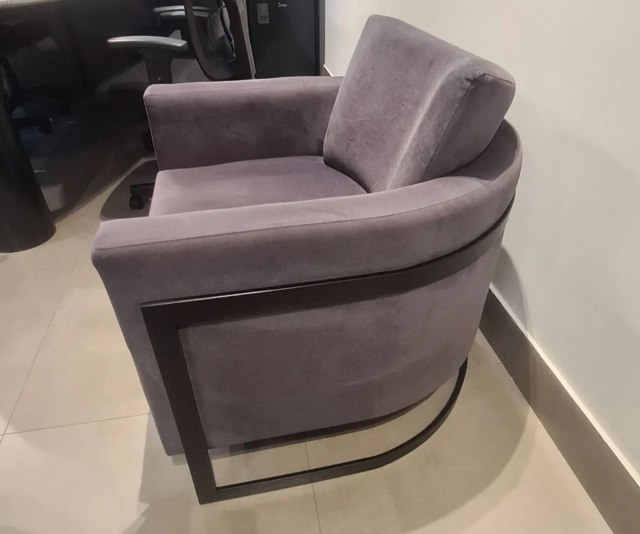 Poltrona Malbec Cinza escuro - Foto 2