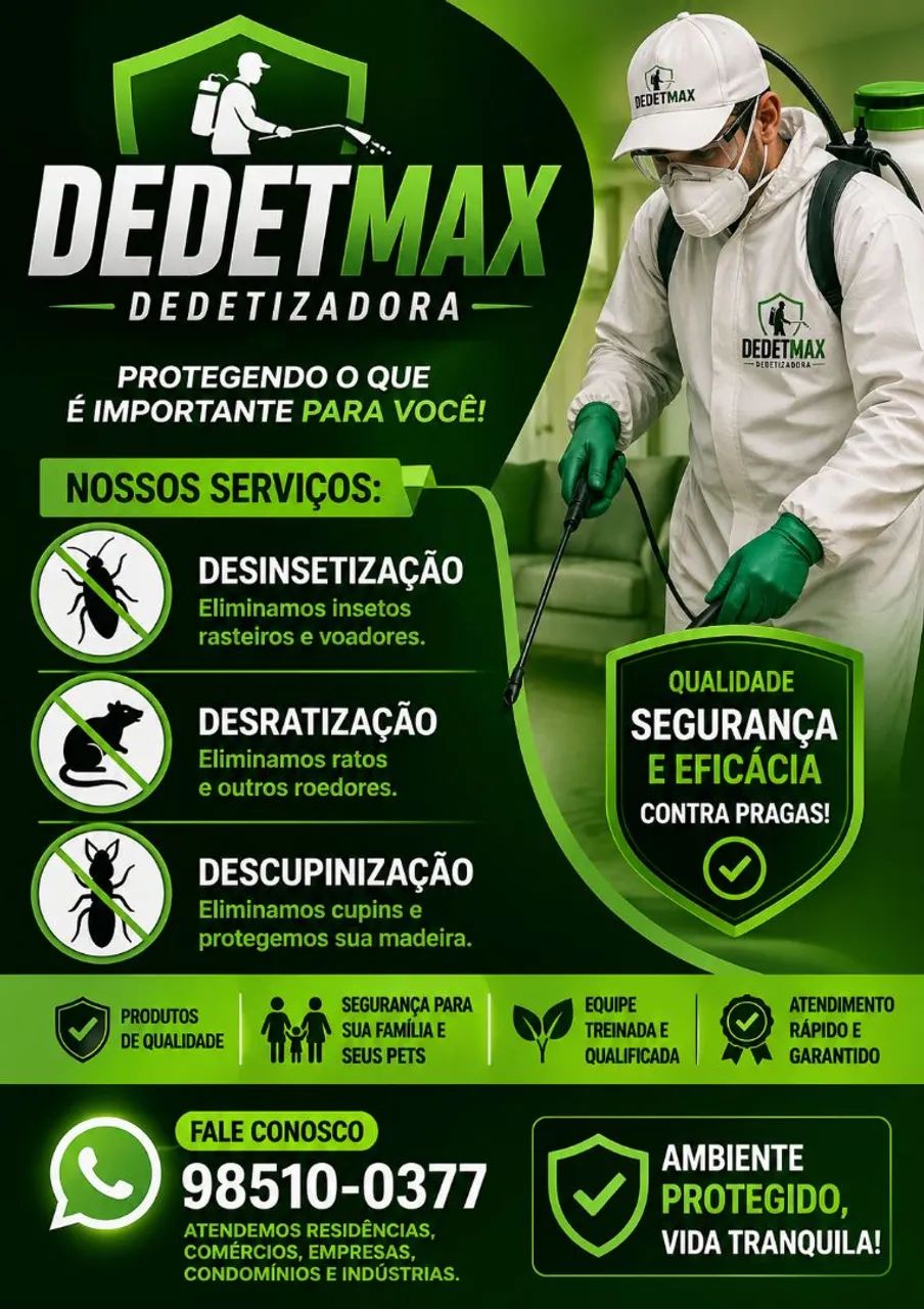 SERVIÇOS DEDETIZAÇÃO 