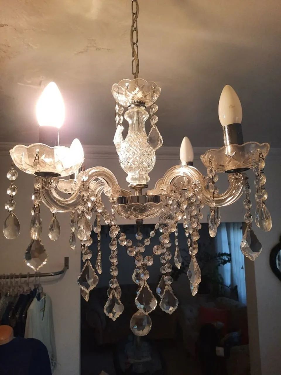 Lustre de cristal pendulo - Foto 2