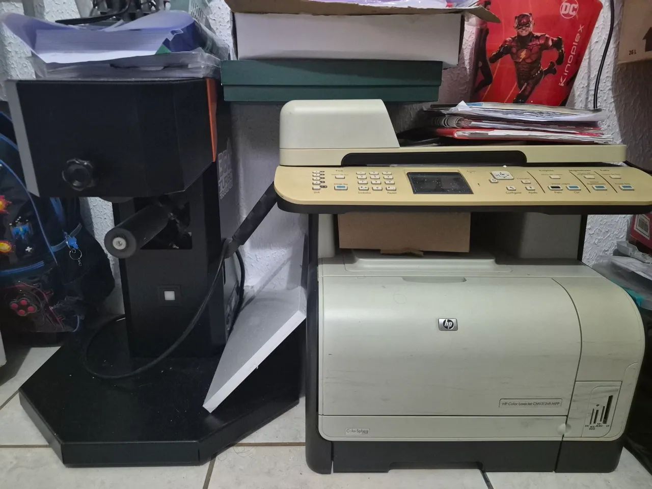 Impressora laser + prensa 360
