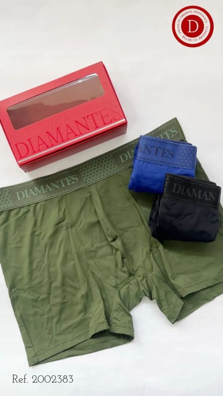 Cuecas Diamantes For Men Novas (Boxer, Slip e Plus Size) - PREÇO FIXO - Foto 3