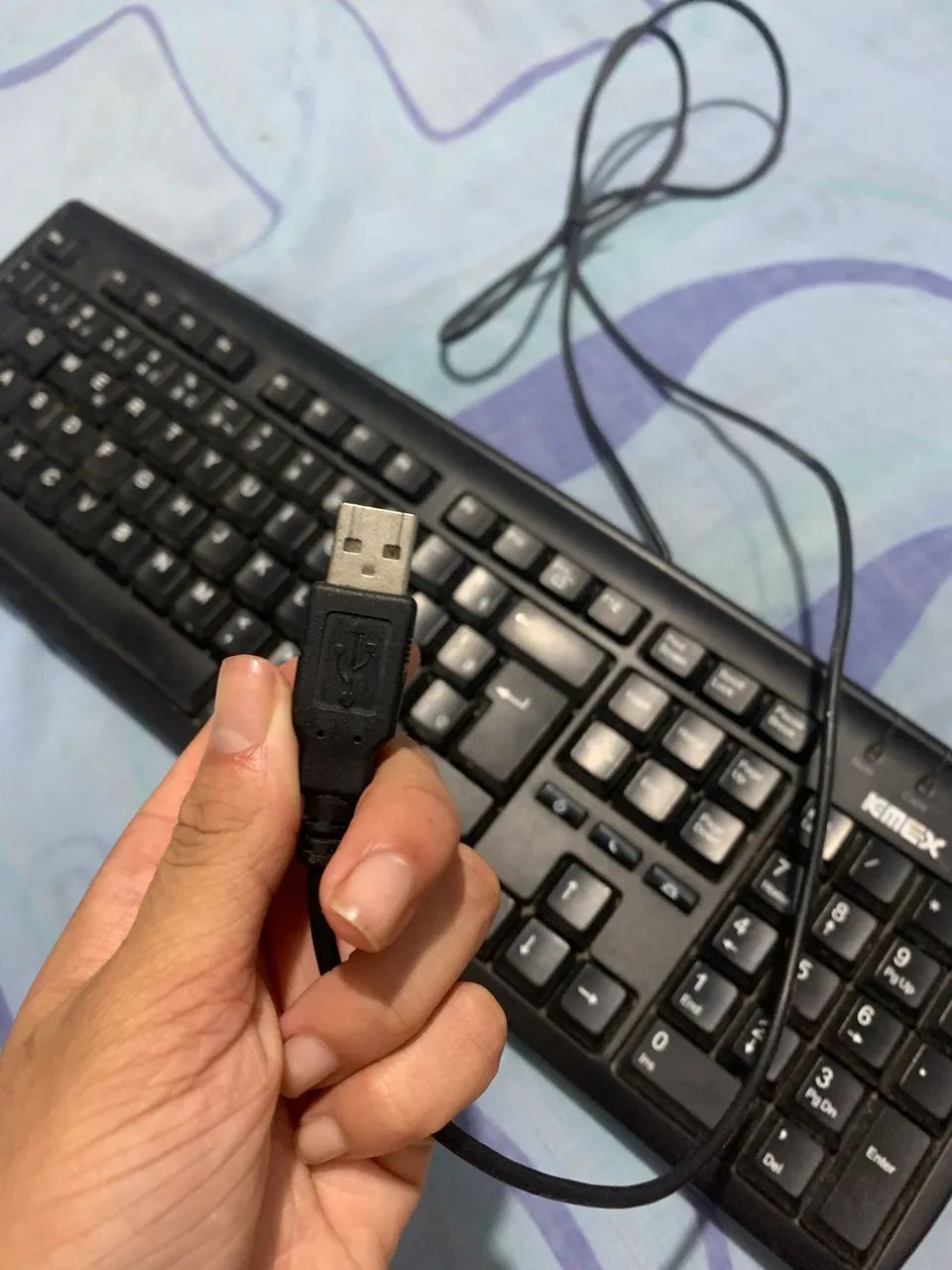 Teclado kimex preto USB  - Foto 4