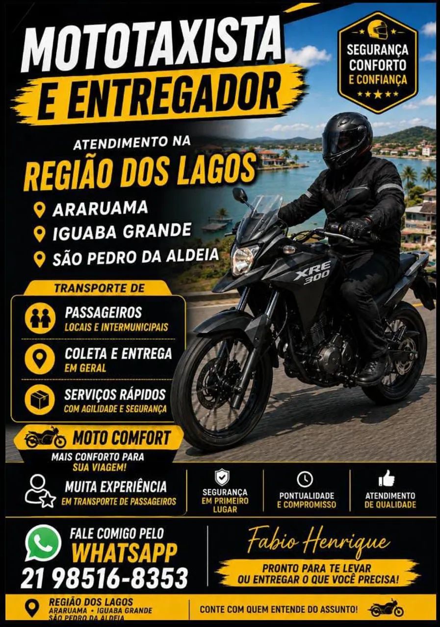 Motoboy/ motitaxista 