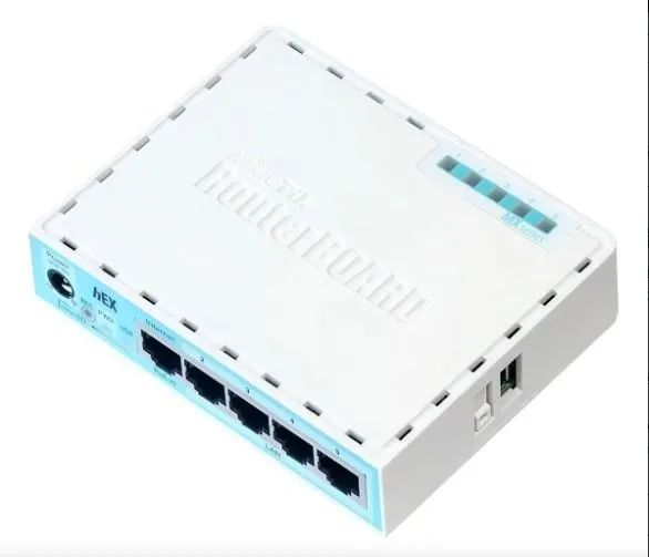 ROTEADOR ROUTER BOARD RB750GR3 hEX Mikrotik
