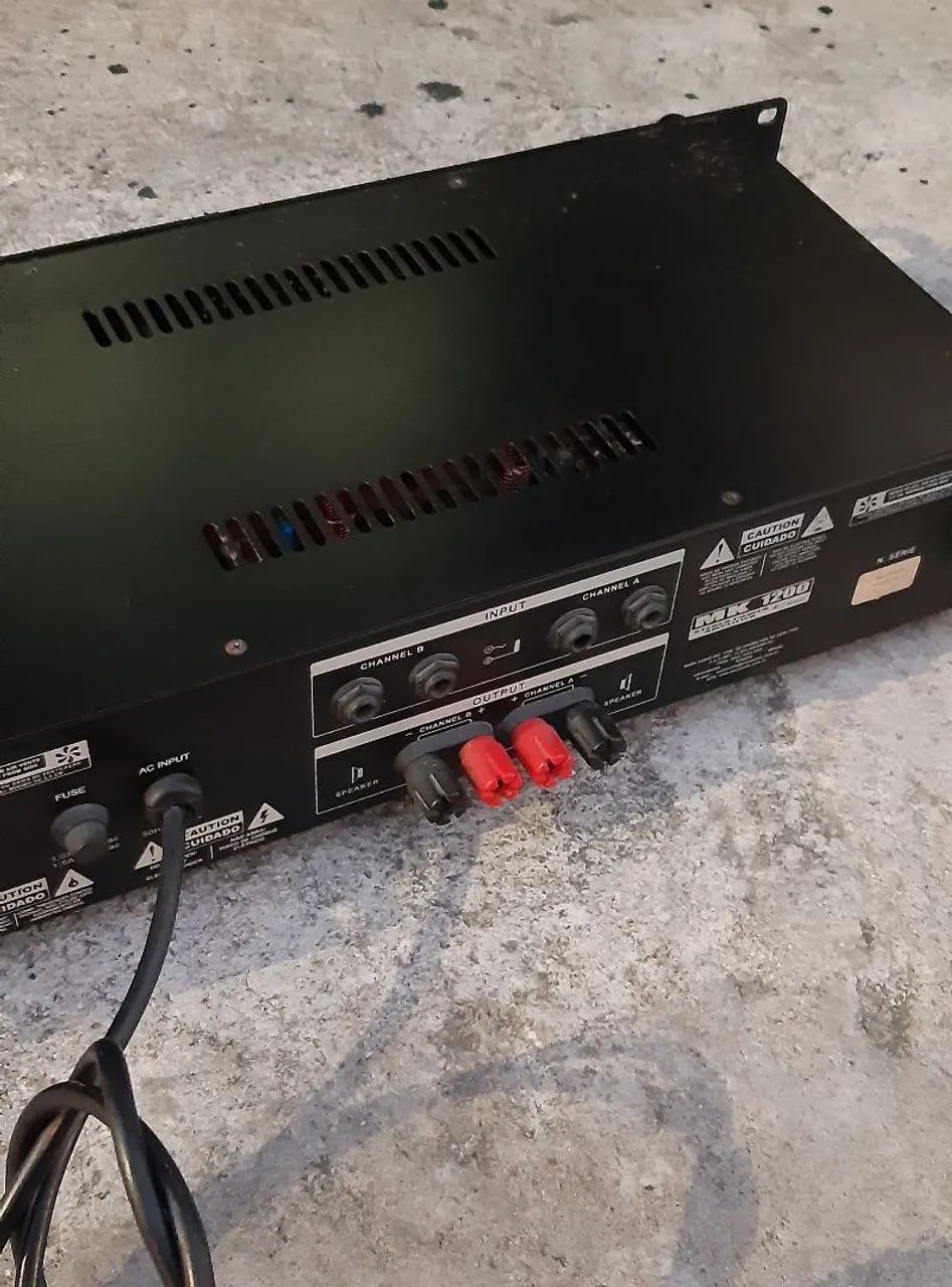 Amplificador Mark Áudio mk1200 - Foto 2