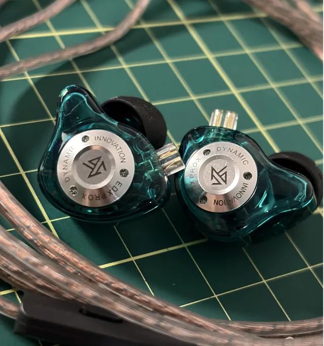 KZ EDX Pro X - Ciano | Versão com Microfone - Foto 2