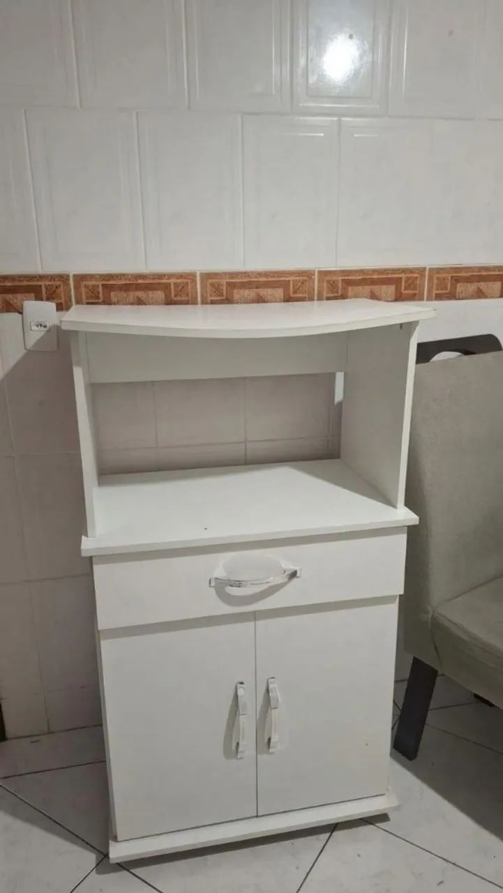 Balcão para Forno e micro-ondas branco