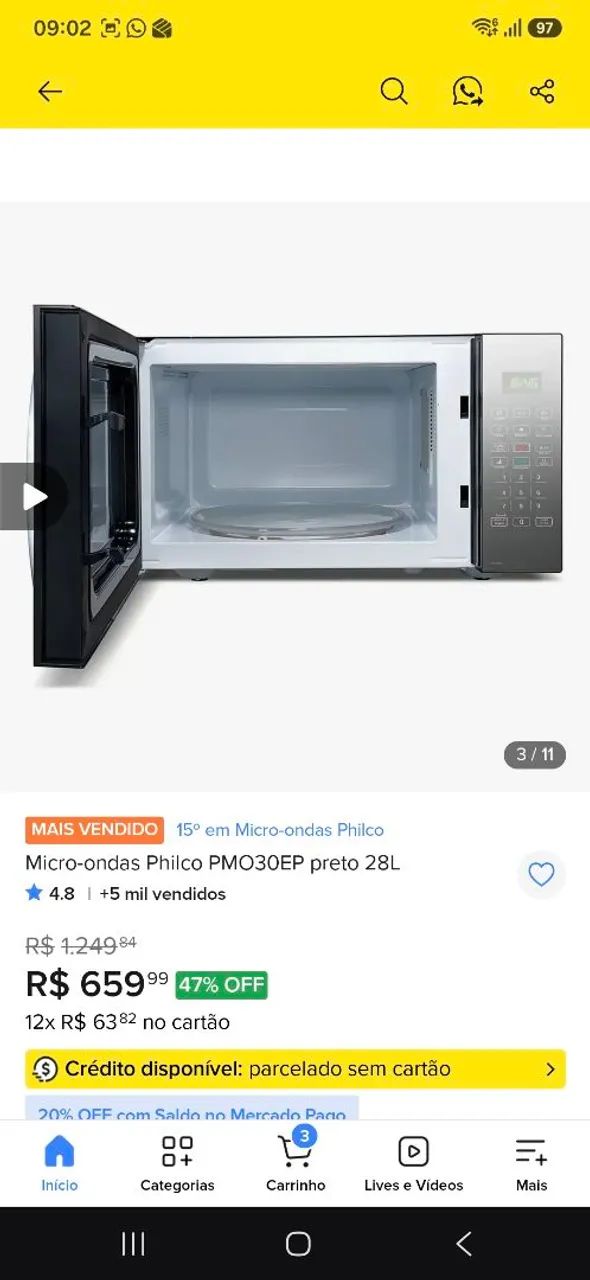 Microondas Philco - Foto 5