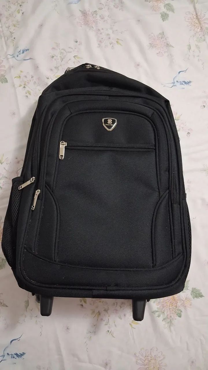 Mochila executiva com rodinhas - Trees-Wind - Foto 2